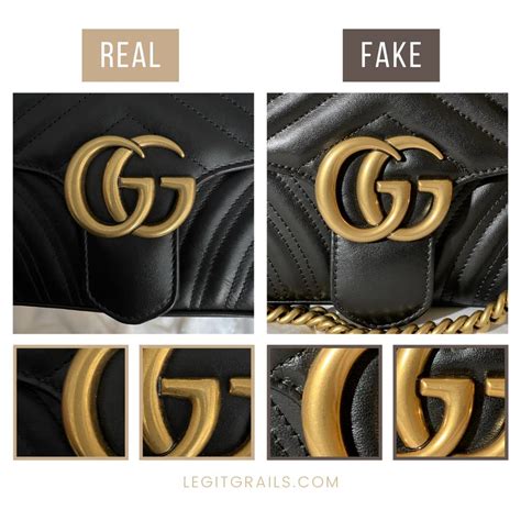 gucci yellow marmont bag fake|Real or Fake: The Gucci Marmont Flap .